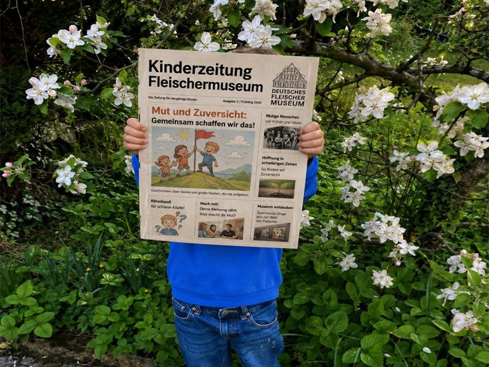 Foto Kinderzeitung im Fleischermuseum